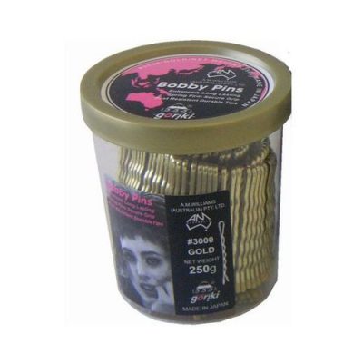 555 Bobby Pins 2'' Gold 200G