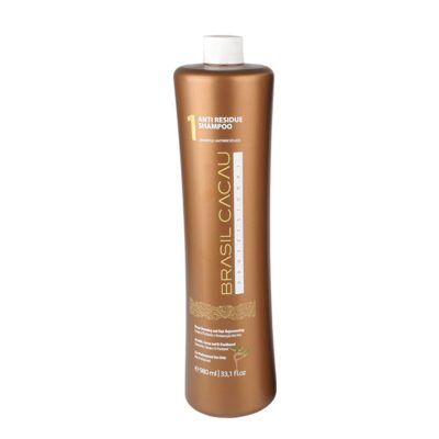 Brasil Cacau Keratin Anti-Residue Shampoo 1000Ml  Step 1
