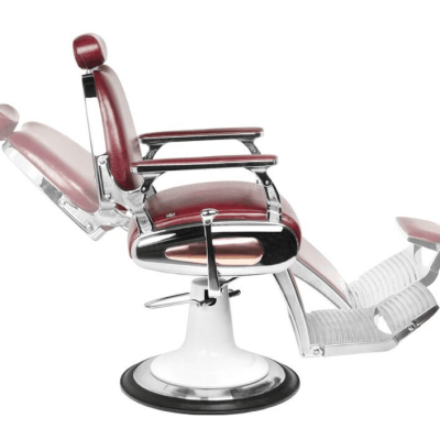 El Patron Barber Chair Dark Red