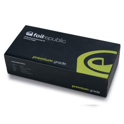 Foil Republic Premium Grade Pre Cut & Folded Silver Foil 12Cm X 28Cm, 1000 Sheets