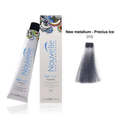 Nouvelle Metallum 9.010 Precious Ice Metallic Toner