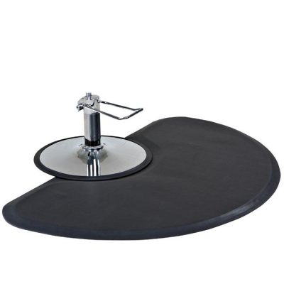 Furia Anti Fatigue Mat Semi Circle Black