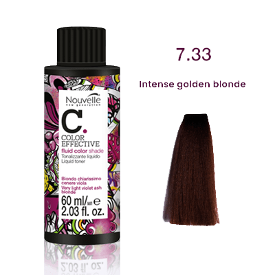 Nouvelle Liquid Gloss Toner 7.33 Intense Golden Blonde 60Ml