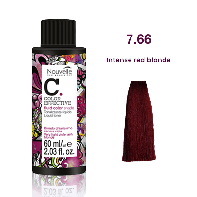Nouvelle Liquid Gloss Toner 7.66 Intense Red Blonde 60Ml