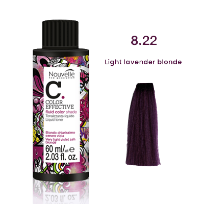 Nouvelle Liquid Gloss Toner 8.22 Intense Light Lavender Blonde 60Ml