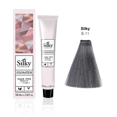 Silky 8.11 Light Intense Ash Blonde