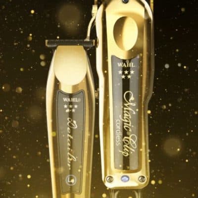 Wahl 5 Star Cordless Gold Magic Clipper + Wahl 5 Star Cordless Detailer Li Gold Trimmer
