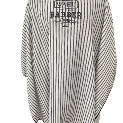 Barber Cape Black Stripe